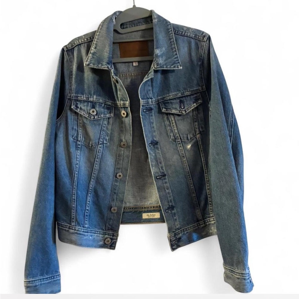 Adriano Goldschmied The Robyn Button Front denim jacket size L